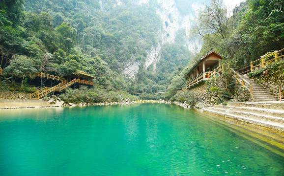 贵州荔波小七孔景区