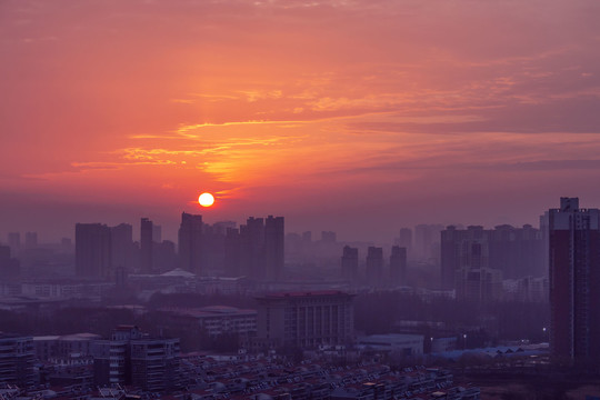 日出城市