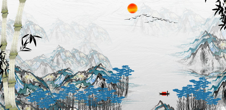 國畫山水