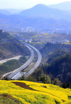 竹溪风光县河