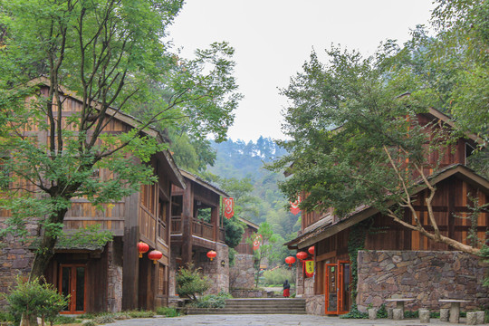 湖南桃花源风景区风光