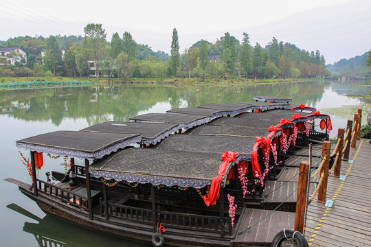 湖南桃花源风景区风光