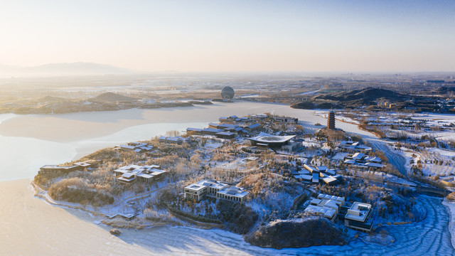 会都雪景