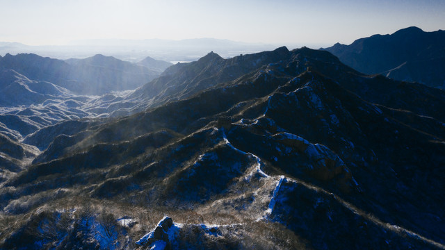 长城雪景