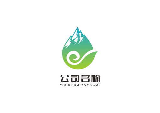 山峰环保LOGO设计