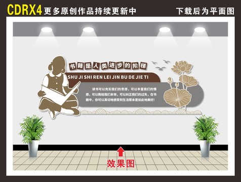 圖書室文化墻