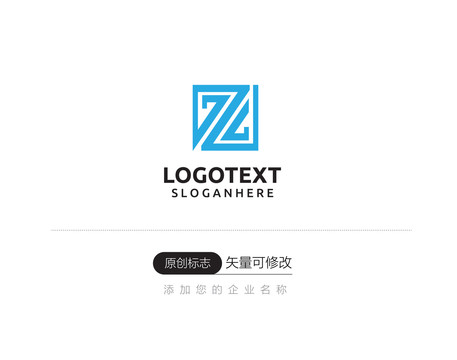 Z字母建筑logo