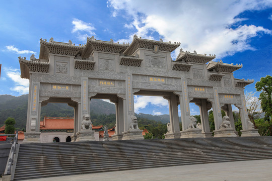 广东珠海普陀寺牌坊