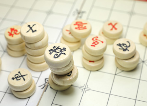 木质象棋棋子