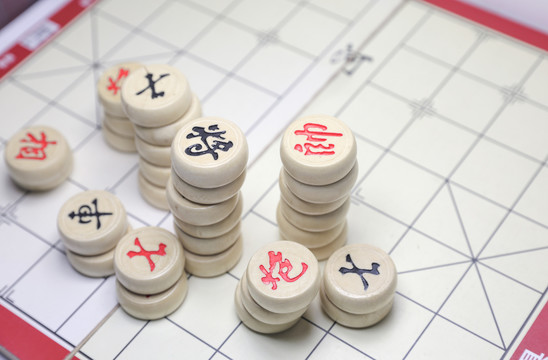 木质象棋棋子