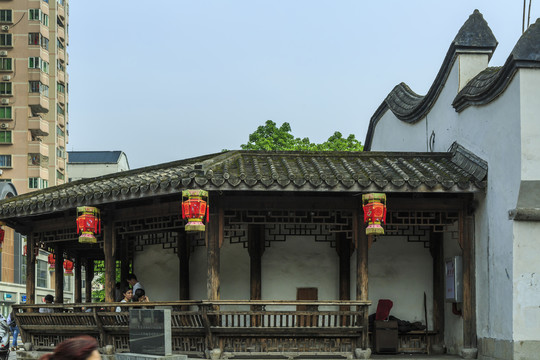 中式建筑長廊