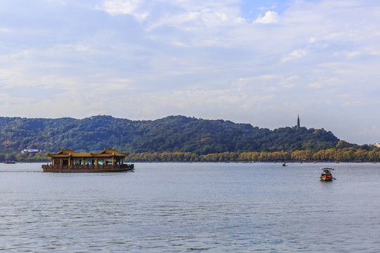 西湖山水风景