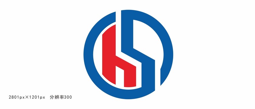 HS字母變形logo