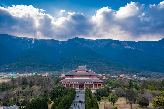 大理崇圣寺雨铜观音殿