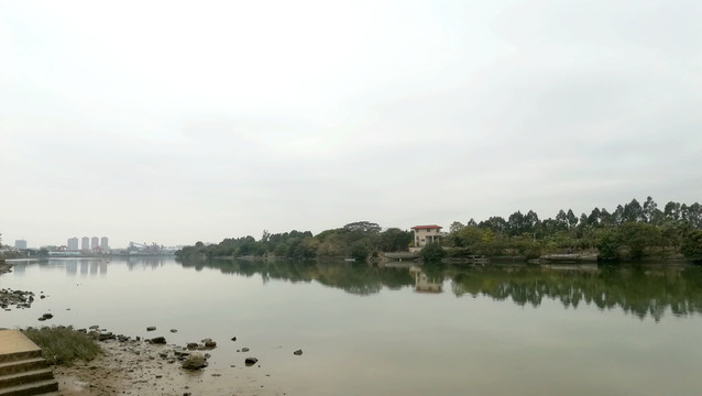 自然江河景色