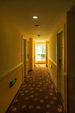 宁波宾馆走廊