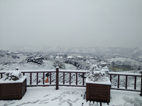 江南雪景