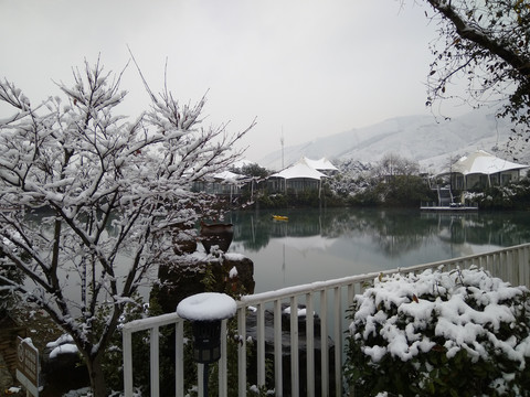 江南雪景