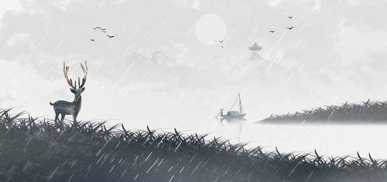 古風(fēng)山水