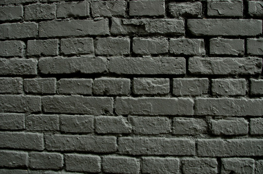 黑砖墙壁背景