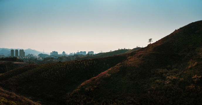 山坡荒山丘陵高清图