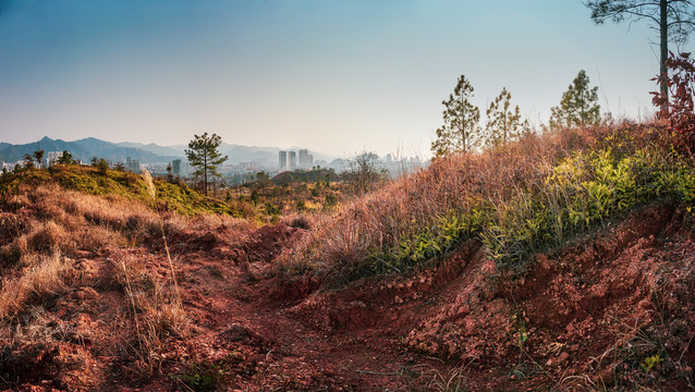 山坡荒山丘陵高清图