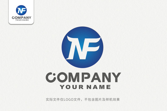 字母NF標志FN