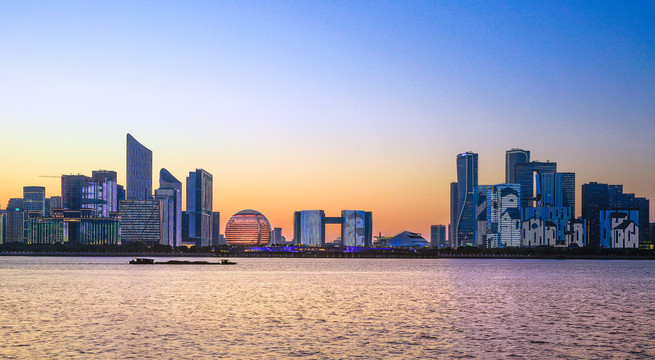 钱江新城夜景