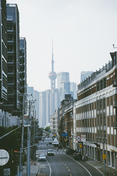 新老上海城市建筑风貌