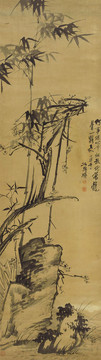 石濤歲寒三友圖