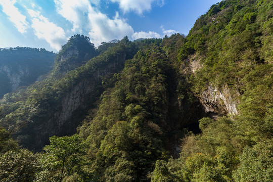 重庆黑山谷原始生态风景区