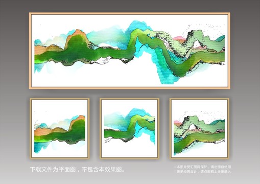 新中式抽象畫