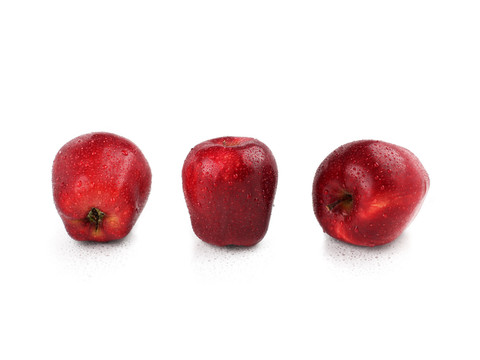 新鲜水果玫瑰红苹果