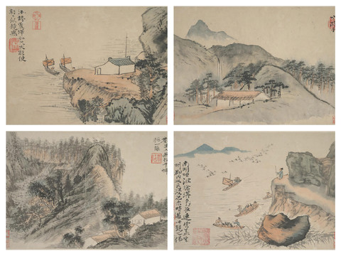 石濤山水圖冊