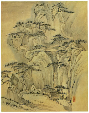 石濤黃山圖冊