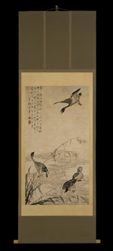 邊壽民蘆雁圖