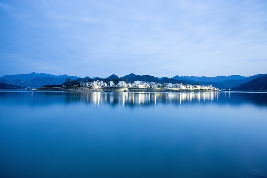 中国皖南山区自然风光和古村落