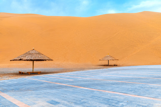 沙漠遮阳伞