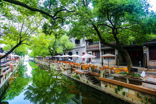 江苏惠山古镇河道