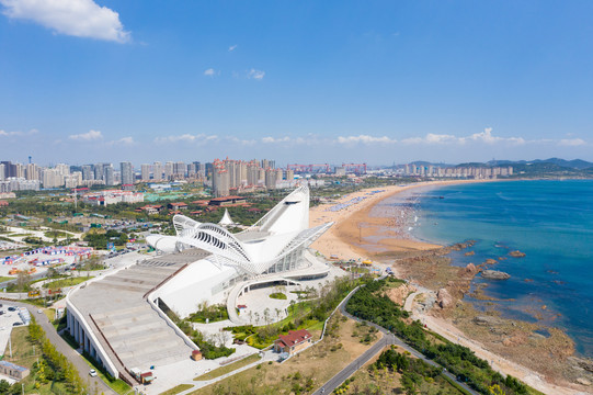 青岛金沙滩风景