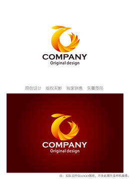 凤凰logo设计G字母logo