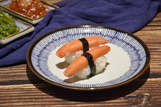 蟹肉手握寿司
