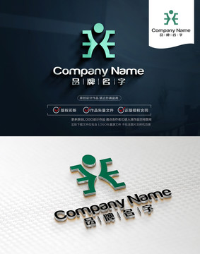 人LOGO设计人标志