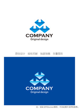 M字母logo设计