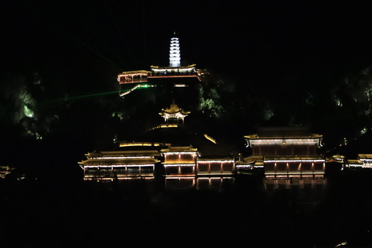 黄河夜景