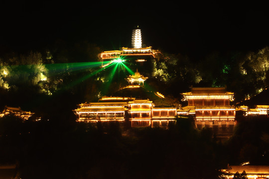 黄河夜景