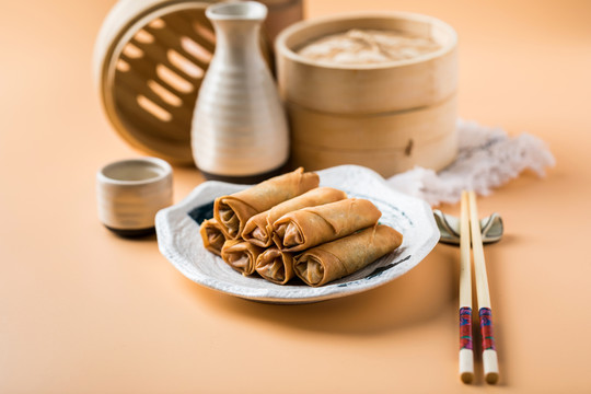 香菇猪肉春卷