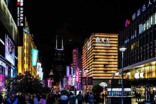 上海南京路夜景