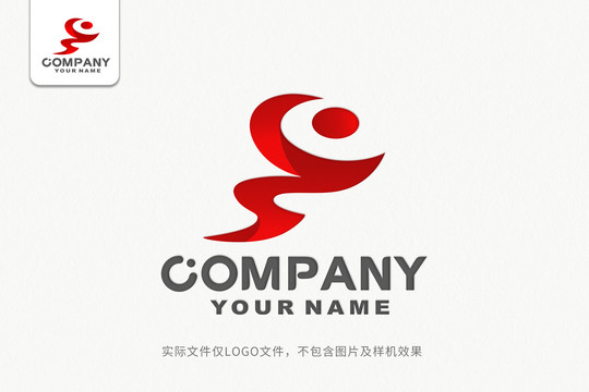 奔跑標志