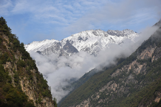 遥望雪山